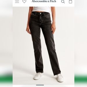 NWT, Abercrombie Mid-Rise, Straight Leg Jeans, 31R
